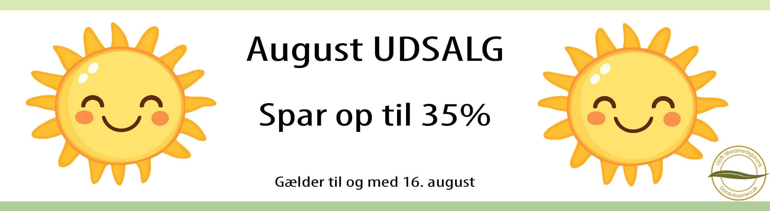 August UDSALG