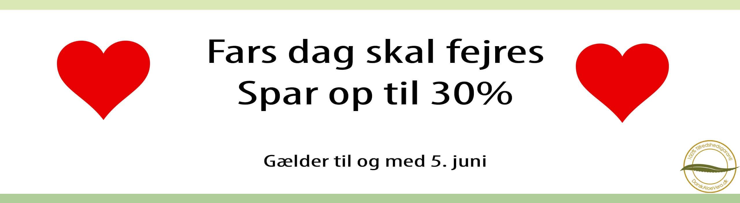 Fars dag med 30% rabat