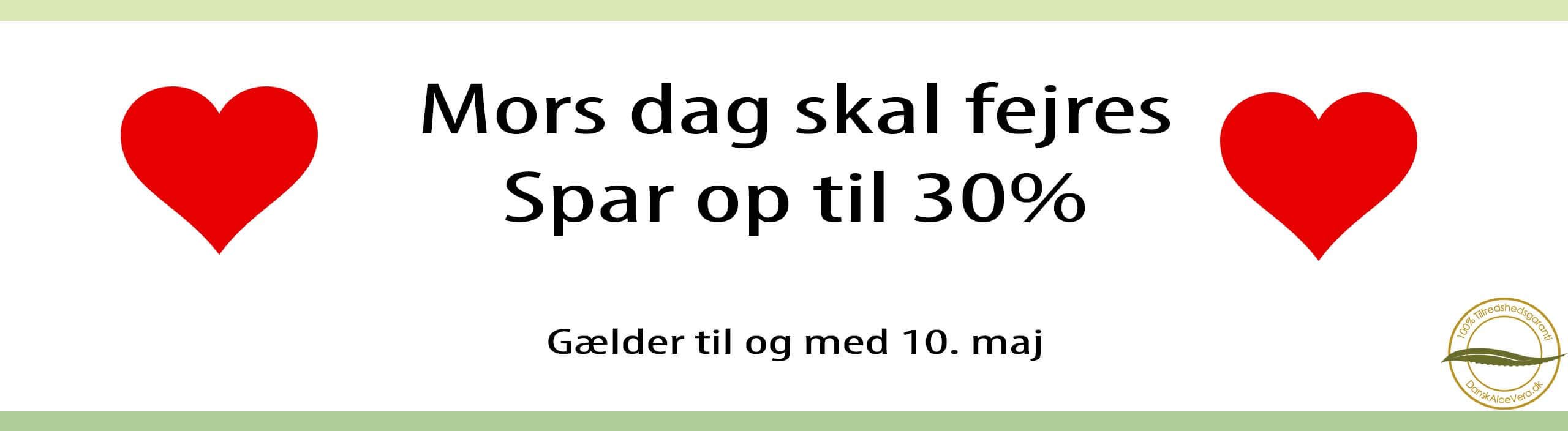 Mors dag spar 30%