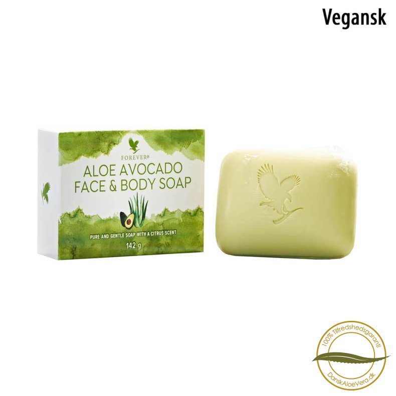 Aloe Avocado Face og Body Soap - Vegansk