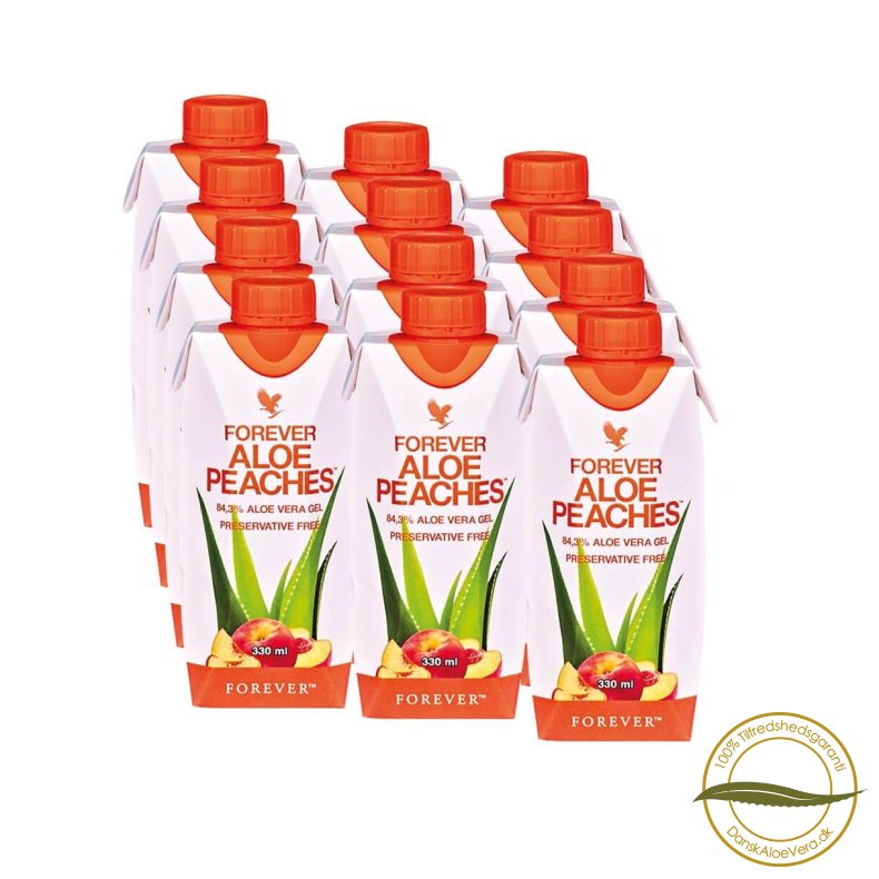 Forever Aloe Peaches - 12 x Mini