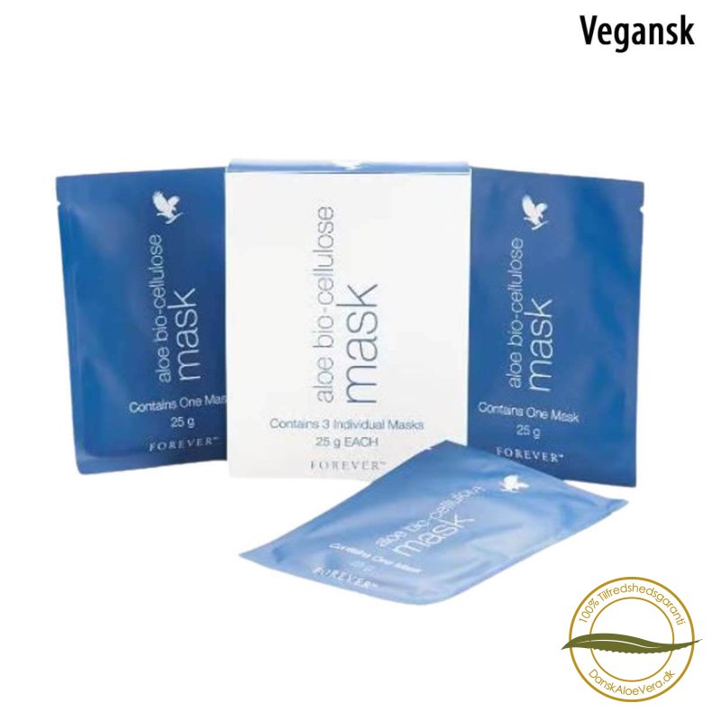 Aloe Bio-Cellulose Mask 3 pak - Vegansk